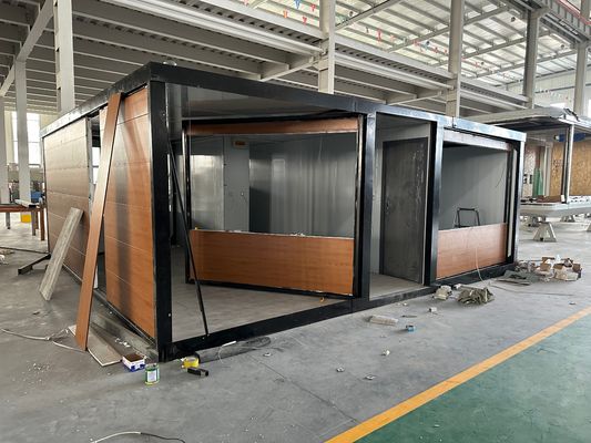 Casa de expansión con panel de pared impermeable a fuego e impermeable y inodoro 15-30 años de vida útil