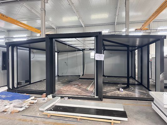 Instalación Flexible de ensamblaje aislado móvil Casa prefabricada expandible Casa de contenedores Casa prefabricada expandible