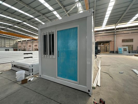 Cuadro de acero fácil de ensamblar 20ft 40ft casas pequeñas sitio de oficinas casas de contenedores con larga vida útil