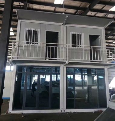 Casa de oficinas con contenedores desmontables de lujo con bajo contenido de carbono Diseño personalizado de 20FT / 40FT con electricidad estándar local