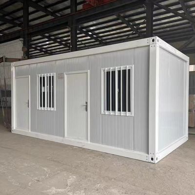 Diseño portátil modular panel de sándwich Cuadro de acero Casa de contenedores desmontable con opción de color personalizada