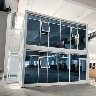 Diseño portátil modular panel de sándwich Cuadro de acero Casa de contenedores desmontable con opción de color personalizada