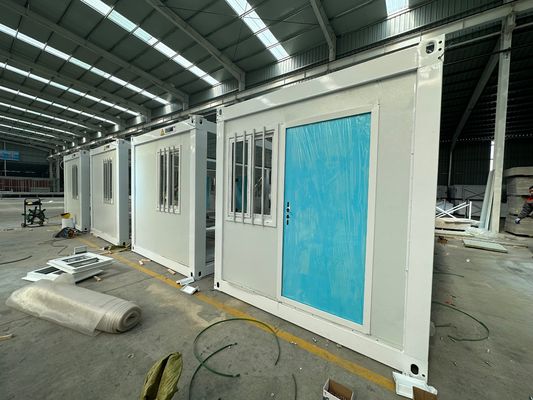 20FT/40FT Casa modular personalizada Confortable Contenedor plegable con aislamiento térmico y acústico con bajo ahorro de energía de carbono