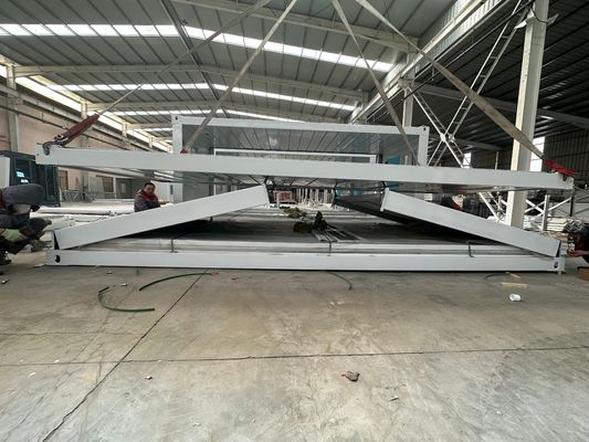 Flexible montaje rápido 20ft resistente al agua resistente al fuego marco plegable contenedor casa de furgoneta de estilo moderno con puerta de seguridad
