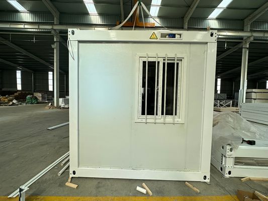 Casas modulares resistentes al fuego resistentes a los golpes Casas plegables de contenedores flexibles con diseño flexible