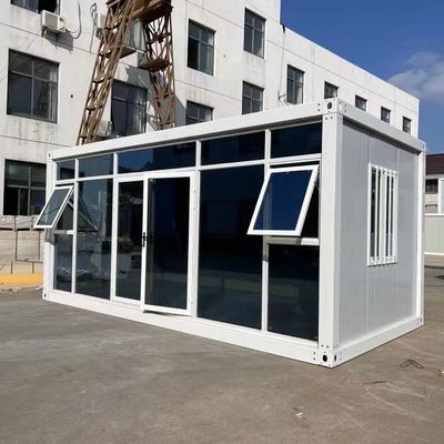 Estructura de marco de acero galvanizado fácil de instalar Casa de contenedores desmontable para hoteles Resorts Vivienda