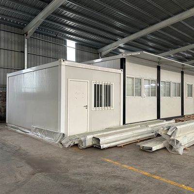 Casa moderna prefabricada de 20 pies/40 pies con contenedor de paquete plano Villa para soluciones de alojamiento en hoteles