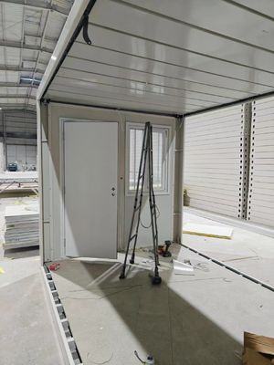 20ft 40ft panel de sándwich plegable Casa pequeña Prefabricada Contenedor Contenedor plegable Casa para vivienda de apartamento