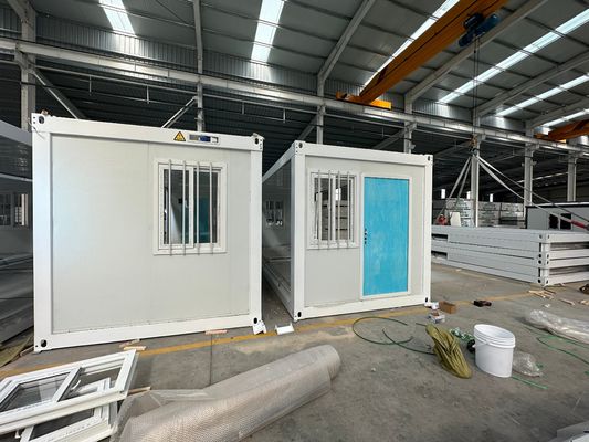 20ft 40ft panel de sándwich plegable Casa pequeña Prefabricada Contenedor Contenedor plegable Casa para vivienda de apartamento