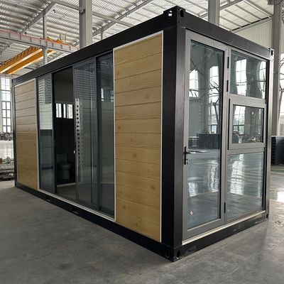 Casas modulares con panel de sándwich grueso Casa prefabricada de 20 pies montaje rápido Casa de paquete plano Contenedor ventajas ecológicas y rápidas