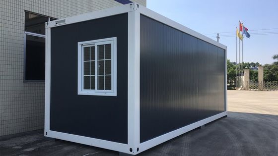 Casas modulares con panel de sándwich grueso Casa prefabricada de 20 pies montaje rápido Casa de paquete plano Contenedor ventajas ecológicas y rápidas