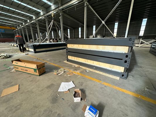 40ft 20ft Instalación rápida Contenedor de almacenamiento de paquete plano para oficinas Contenedor de alta potencia de viento Casas en blanco