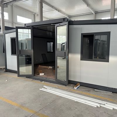 Instalación de montaje flexible Casa plegable de expansión cálida gruesa Casa de contenedores para la personalización completa