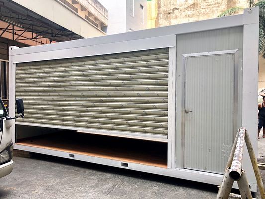 15-30 años de vida útil Casa de contenedores de lujo Prefabricadas Casas de embalaje plano con color personalizado