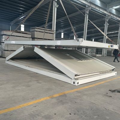 Casa de contenedores plegable para oficinas profesionales Casa prefabricada a prueba de fuego personalizable de 20 pies