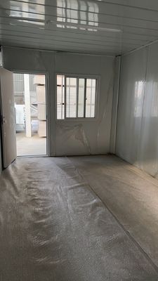 Casa de contenedores plegable para oficinas profesionales Casa prefabricada a prueba de fuego personalizable de 20 pies