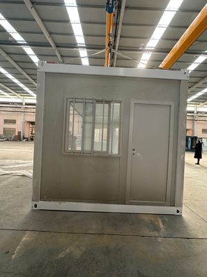 Casa de contenedores plegables de 20 pies de alta potencia de viento Casa prefabricada plegable de lujo