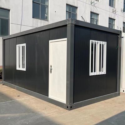 Buena instalación rápida Casa portátil de oficina Casa de contenedores con panel de sándwich y personalizado