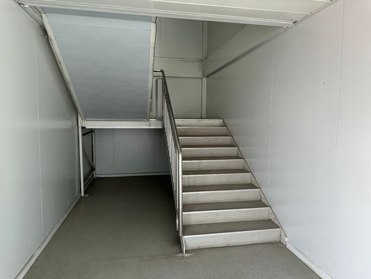 Instalación rápida Estructura de acero galvanizado prefabricado auto ensambla Villa de lujo Casa para dos pisos Contenedor de paquete plano