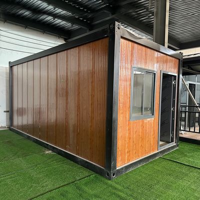 Diseño moderno Casas prefabricadas espesor estándar Contenedor a prueba de agua Casa de construcción con marco de estructura metálica
