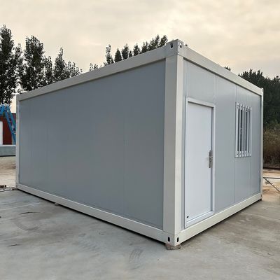 Casa de contenedores de acero ligero de 20 pies prefabricada Casas de campamento para villas personalizadas