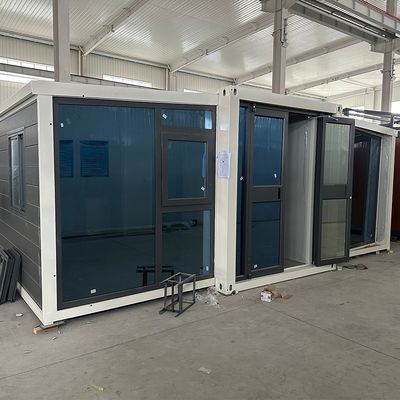 Mejores precios 20 pies Casa móvil expandible Infiero impermeable Panel de pared de acero prefabricado Móvil Casa pequeña para múltiples funciones