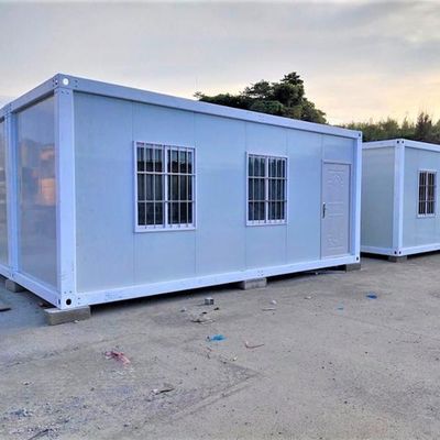 Casa de lujo plegable modular de 20 pies Casa de contenedores desmontable de lujo espesor estándar Casa prefabricada modular prefabricada