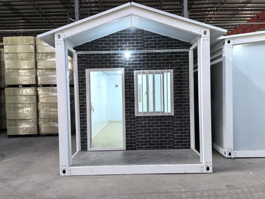 Puerta de seguridad Casa de contenedores modular exterior con color personalizado y techo superior a prueba de agua