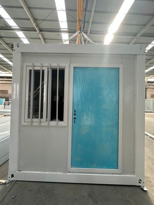 Casa de contenedores plegable de ventana de aluminio con ventaja de instalación rápida y modular