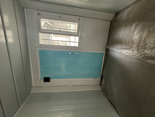 Casa de contenedores plegable de ventana de aluminio con ventaja de instalación rápida y modular