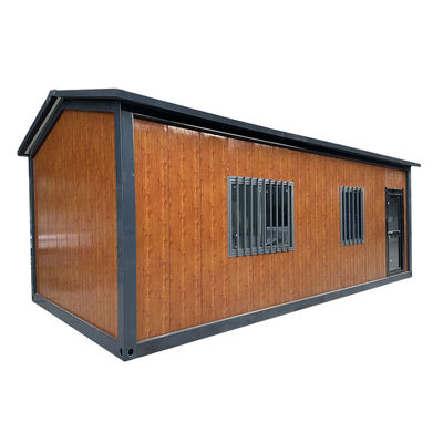 Casa móvil portátil Oficina prefabricada Casas de contenedores Casa de contenedores de paquete plano con baño Ventaja de instalación rápida