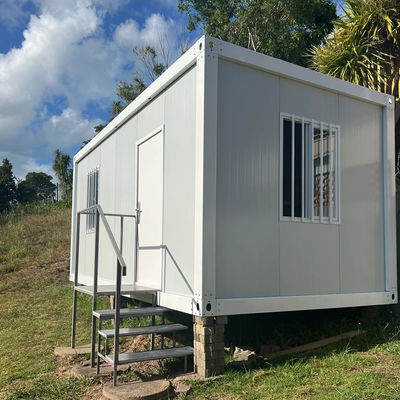 Casa de contenedores personalizada Blanco o color personalizado Ventaja Puede ahorrar el 70% del tiempo de construcción Ventas razonables
