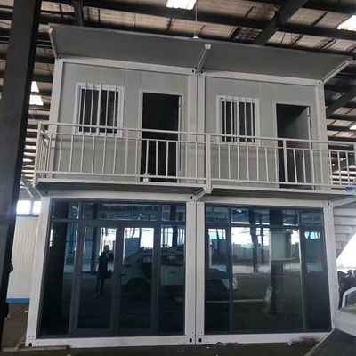 Casa de contenedores personalizada Blanco o color personalizado Ventaja Puede ahorrar el 70% del tiempo de construcción Ventas razonables