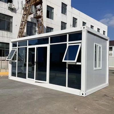 Casa de contenedores personalizada Blanco o color personalizado Ventaja Puede ahorrar el 70% del tiempo de construcción Ventas razonables