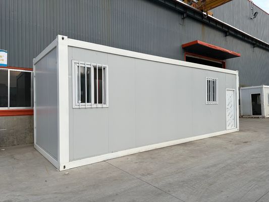 Casa de contenedores de envío de diseño cuadrado modificado para oficinas