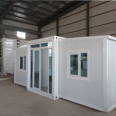 Casa de contenedores de acero de lujo expandible 2/3 dormitorio Casa portátil para vivir al aire libre Diseño plegable