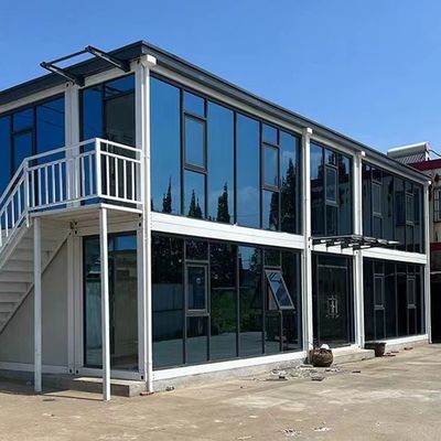Contenedor de lujo modular Restaurante Casa prefabricada de acero galvanizado Cuadro de contenedor