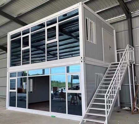 Casa de contenedores desmontable en estilo de diseño postmoderno y competitiva con características transpirables