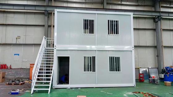 Casa de contenedores desmontable en estilo de diseño postmoderno y competitiva con características transpirables