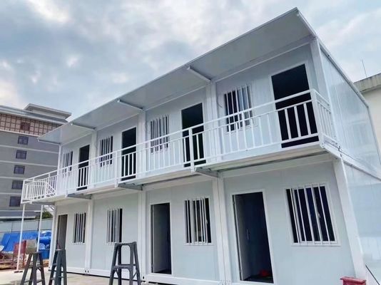 Casa de contenedores desmontable en estilo de diseño postmoderno y competitiva con características transpirables