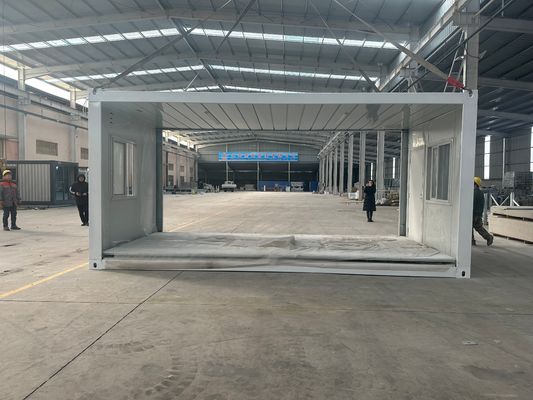 Estándar de espesor de dos pisos Casa de contenedores de 40 pies Casa de contenedores prefabricada Prefabricada plegable Casa pequeña