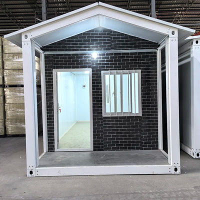 Oficina de contenedores desmontable rectangular de instalación rápida con marco de acero