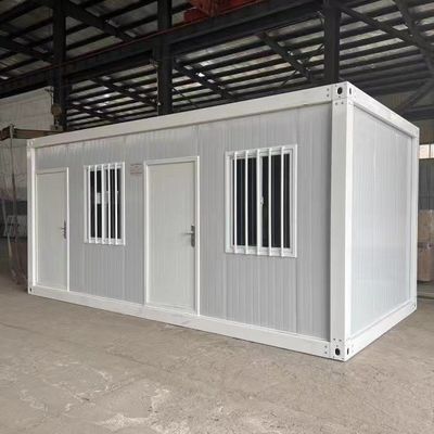 Oficina de contenedores desmontable rectangular de instalación rápida con marco de acero