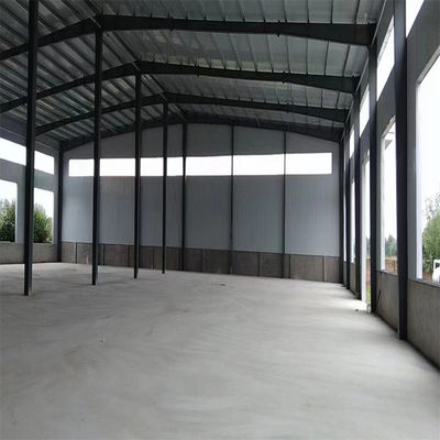 Taller de estructuras industriales de acero Gran almacén de acero de metros cuadrados con amplia extensión y estilo de diseño industrial