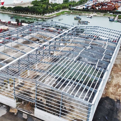 Edificio de taller de estructura de acero Q235/Q355 personalizado de construcción rápida con diseño prefabricado y construcción rápida