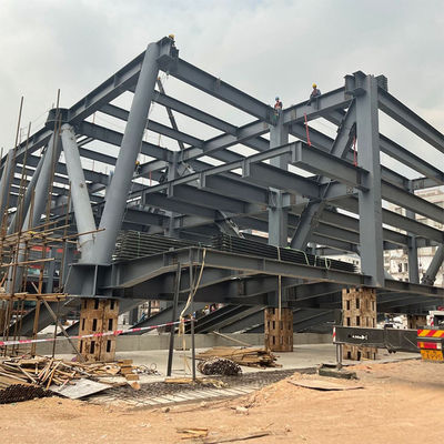 Instalación fácil y buenos precios Estructura prefabricada de acero Edificio de almacén para material Q235/Q355