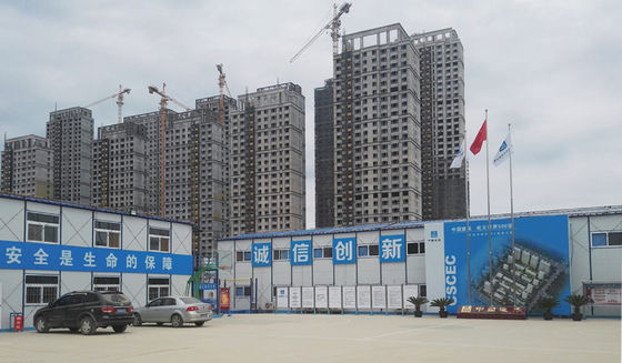 Casas prefabricadas cuadradas Casas de paneles de sándwich Casas prefabricadas móviles Casas de acero prefabricadas a prueba de huracanes Casas modulares