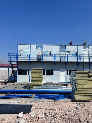 Casas prefabricadas con forma personalizada y estructura de acero Construcción para casas pequeñas prefabricadas en la industria de la construcción