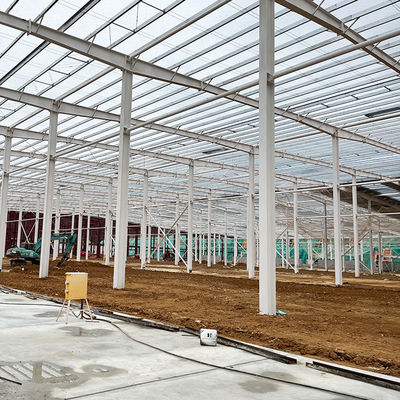 Suministro directo Instalación fácil Taller de acero Construir puerta de acero Almacén Prefabricado Almacén Edificio de estructura de acero