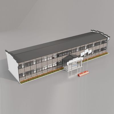 Panel de sándwich 2 dormitorios Casas prefabricadas para talleres Almacenes Oficinas de construcción en Tailandia Personalizables y asequibles